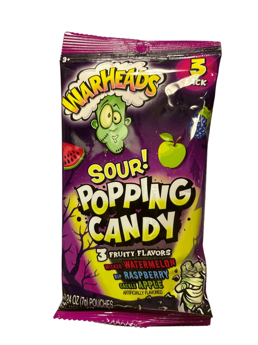 Warheads sour popping Candy