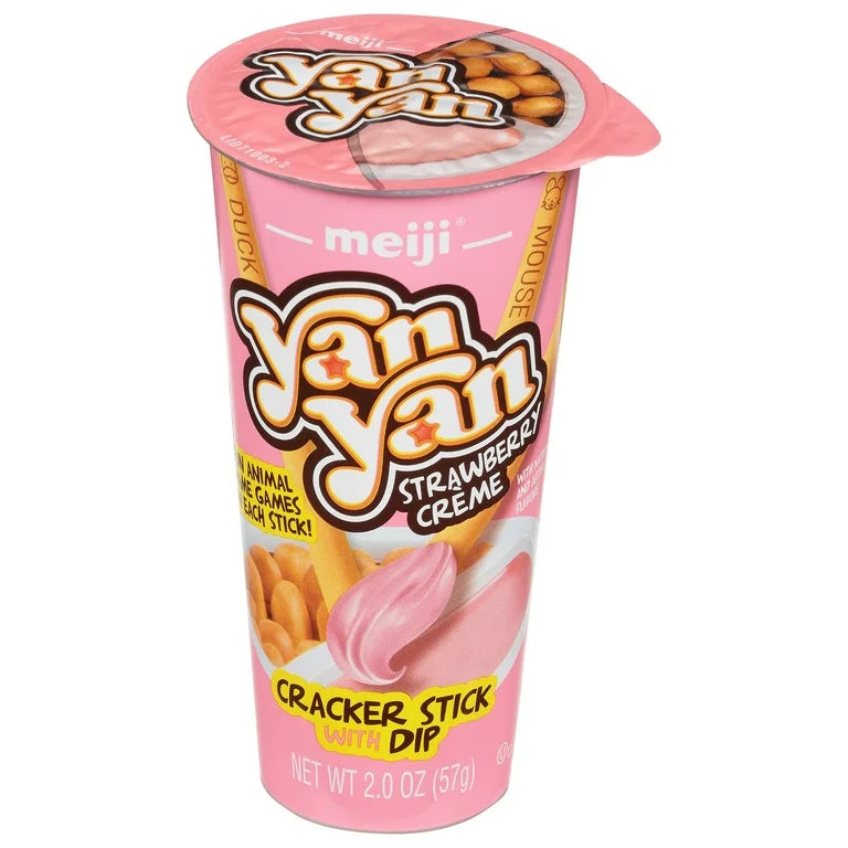 Meiji Yanyan strawberry creme