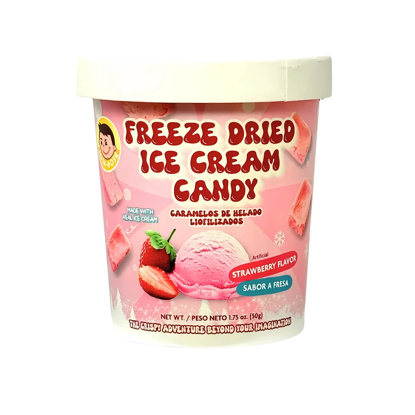Josh Bosh Freeze dried Ice cream candy strawberry