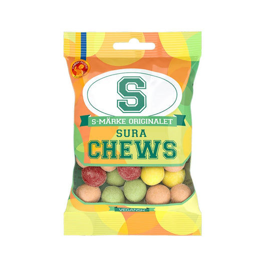 S Marke Sour Sura Chews - Swedish