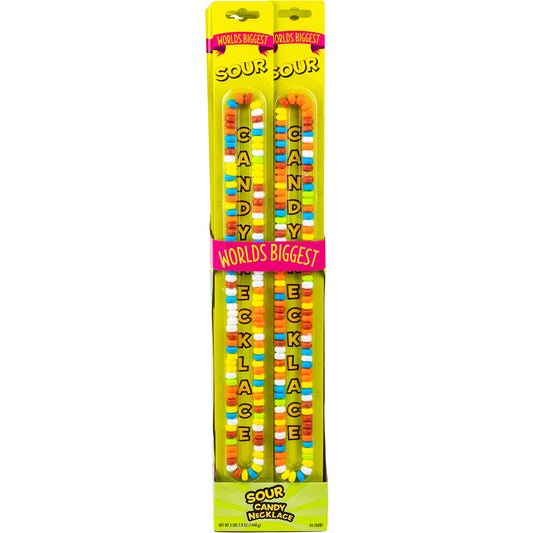 World Biggest Sour Candy Necklace