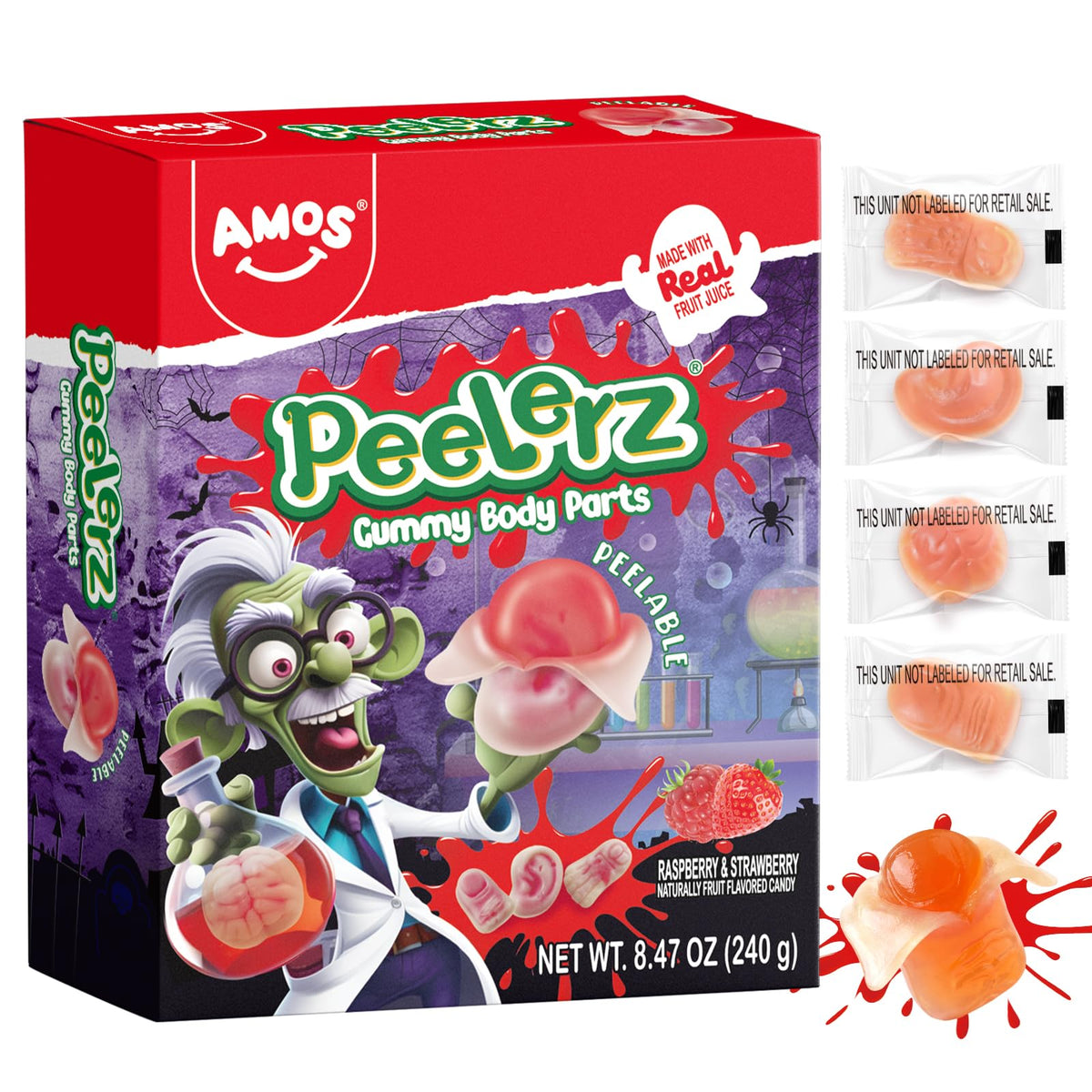 Peelerz Gummy Body Parts Box