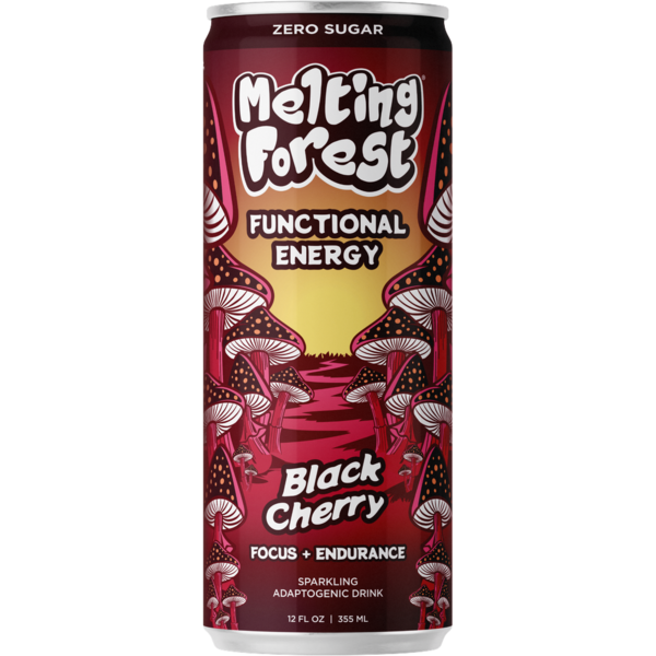 Adaptogenic Mushroom Energy Drink Black Cherry – Exotic Snack Guys Texas