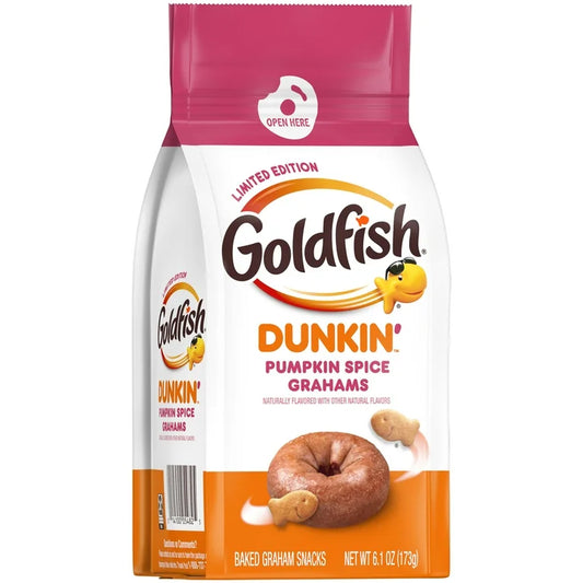 Goldfish x Dunkin Pumpkin Spice Grahams Cracker