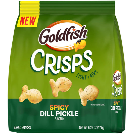 Spicy dill pickle goldfish