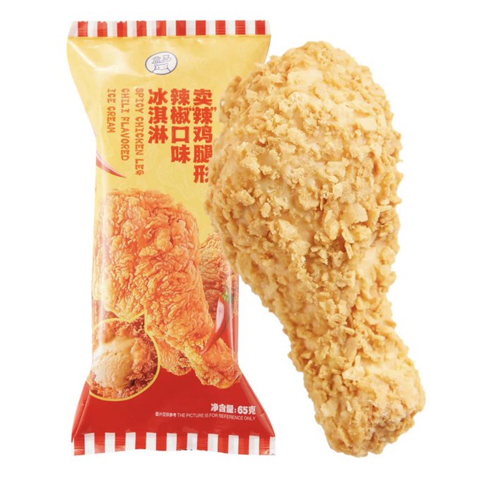 Spicy Chicken Leg Chili Flavored Ice Cream