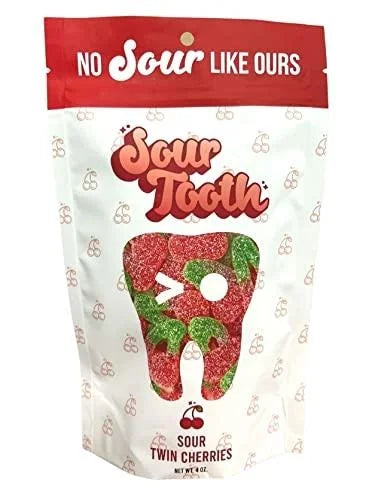 Sour tooth twin cherries