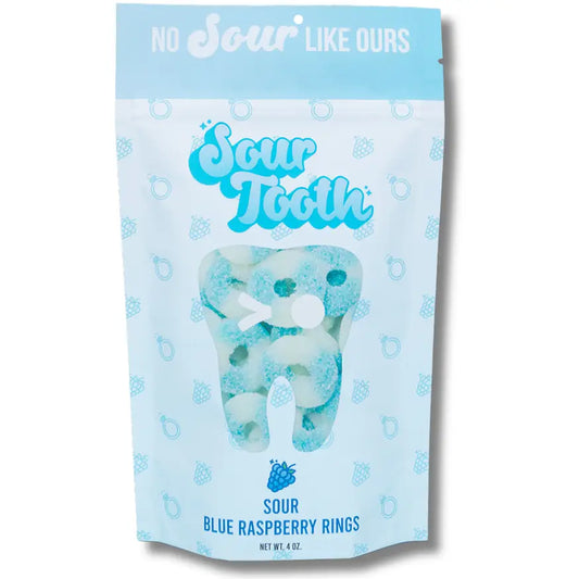 Sour tooth blue raspberry