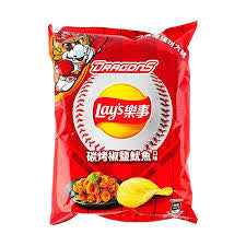 Lays Grilled Salt & Pepper Squid Flavor