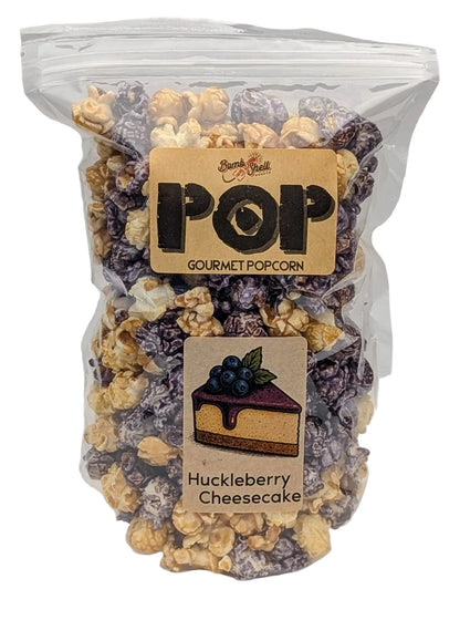 Pop Gourmet Popcorn - Huckleberry Cheesecake