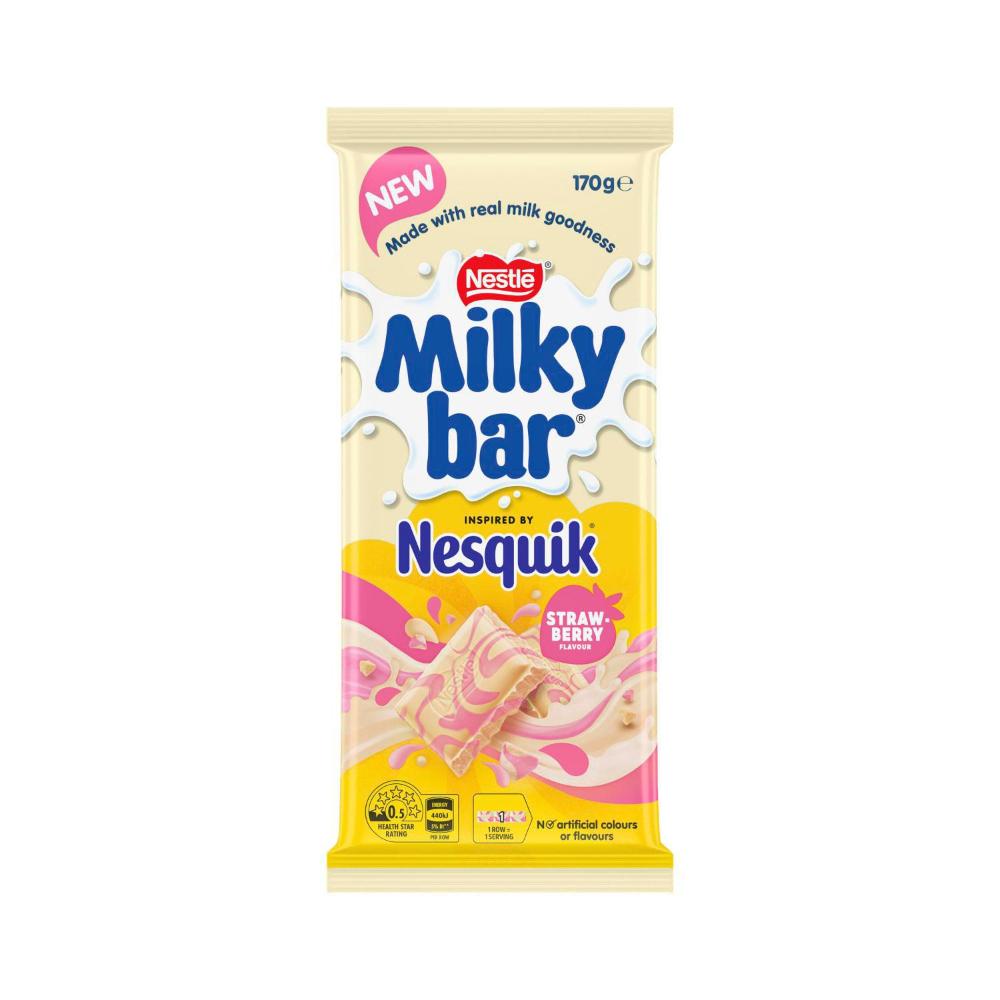 nesquik milky bar- strawberry flavor