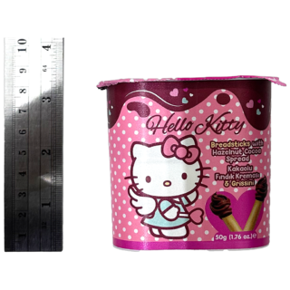 Hello Kitty breadsticks and hazelnut cocoa spread