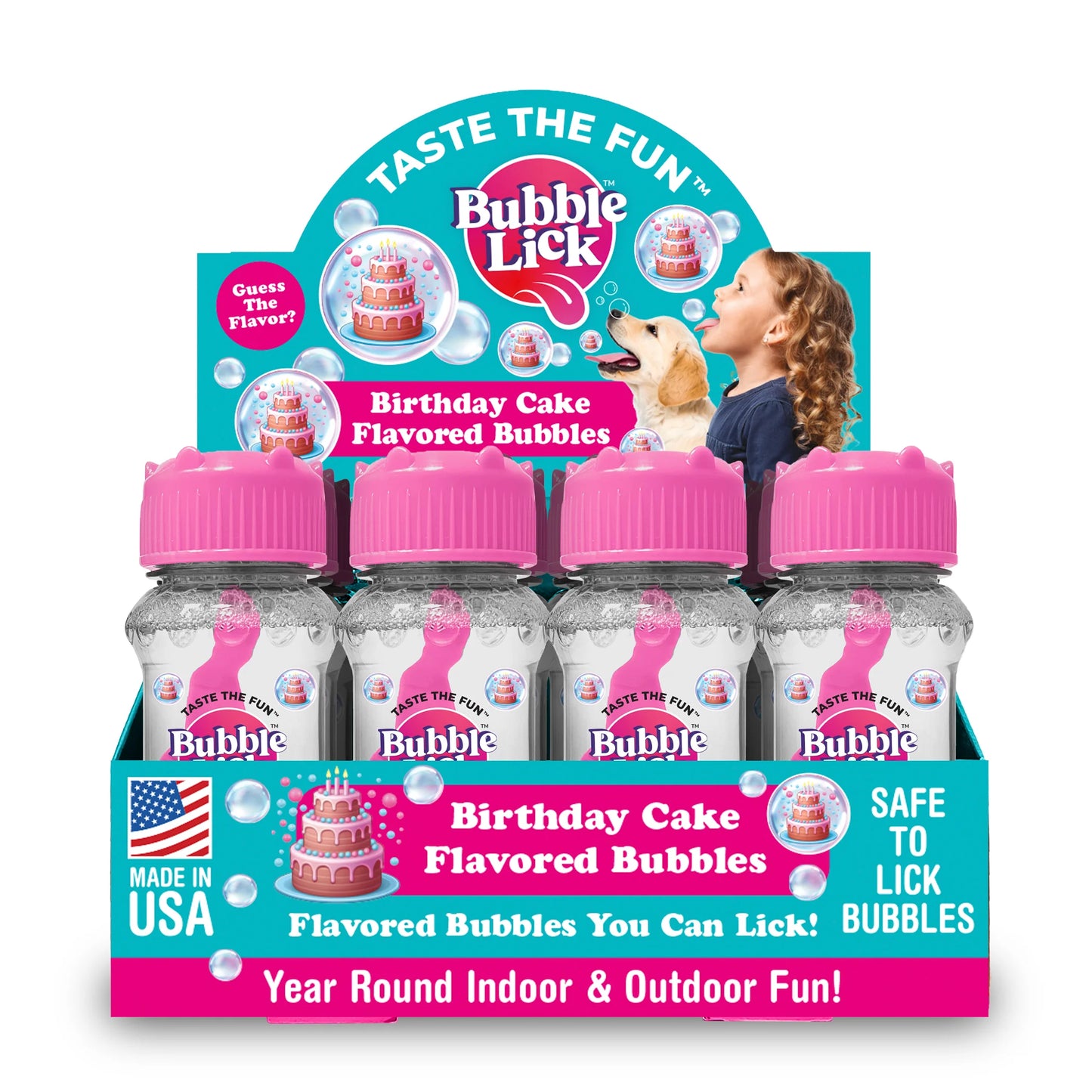 BubbleLick Birthday Cake Bubble