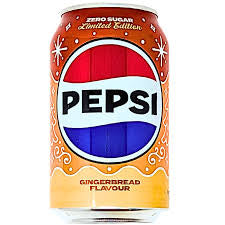 Pepsi Gingerbread Zero sugar Limited Edition