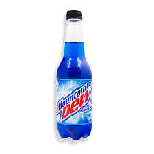 Mountain Dew Blue Shock Raspberry Citrus Flavor