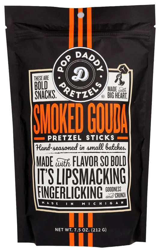 Pop Daddy Smoked Gouda Pretzel Sticks