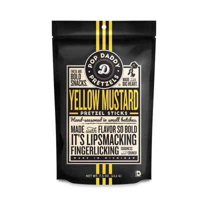 Pop Daddy Pretzels - Yellow Mustard 7.5oz