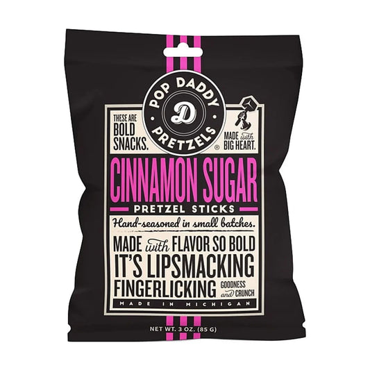 Pop Daddy Cinnamon Sugar Pretzel Sticks