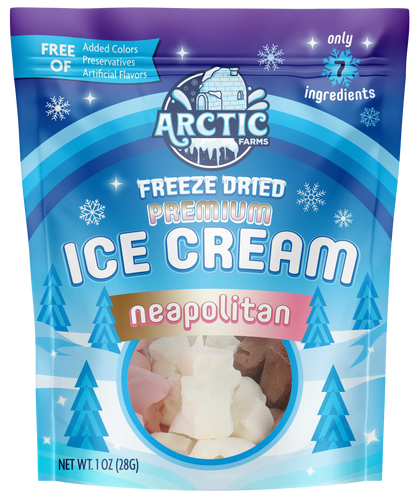 Freeze Dried Ice Cream Neapolitan
