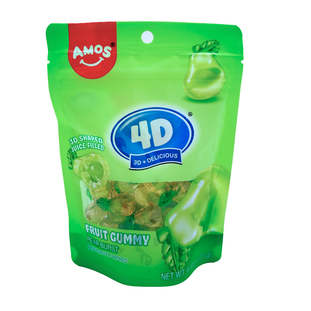 Amos 4D Fruit Gummy Pear Burst
