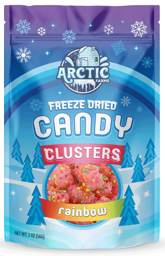 Freeze Dried Candy Clusters Rainbow