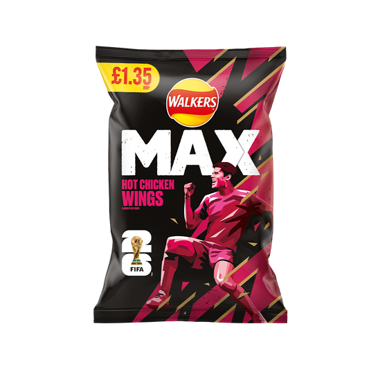 Walkers Max Hot Chicken Wings FIFA Edition