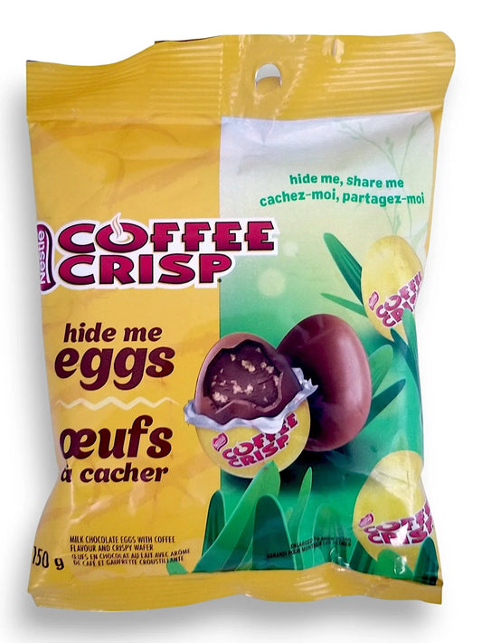 Coffee Crisp hide-me eggs