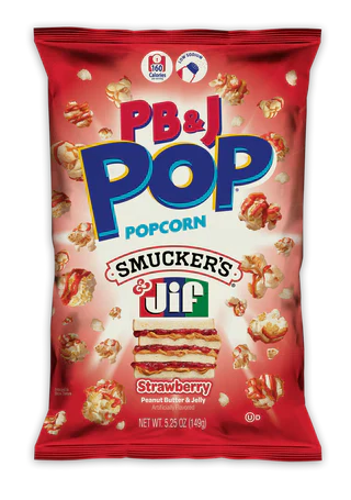 PB&J Popcorn Jif Strawberry