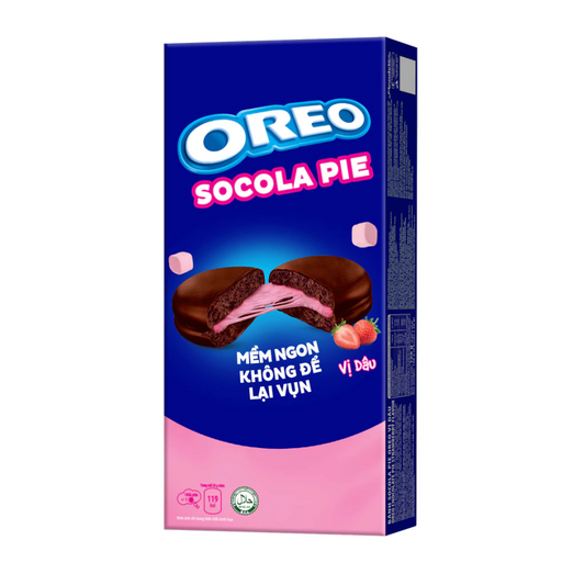 Oreo Strawberry Socola Pie