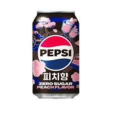 Pepsi Zero Sugar Peach Can (Korea)