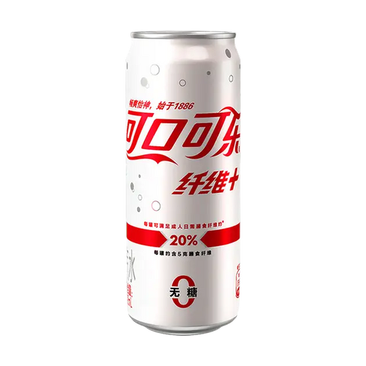 Coca Cola Sugar Free Fiber Plus Can 330ml