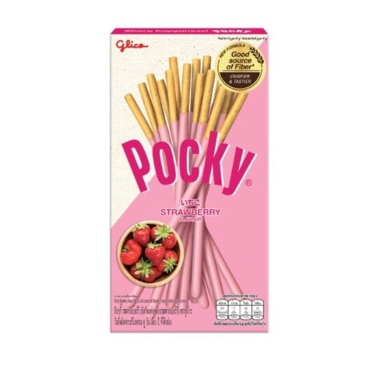 Glico Pocky Strawberry Biscuit Sticks (Thailand)