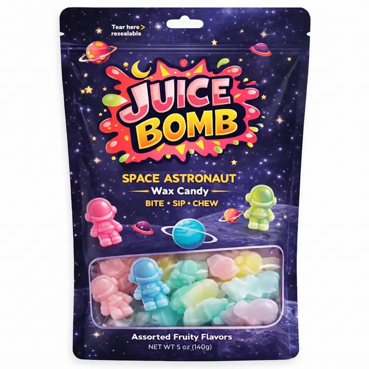 Juice Bomb Space Astronaut Wax Candy