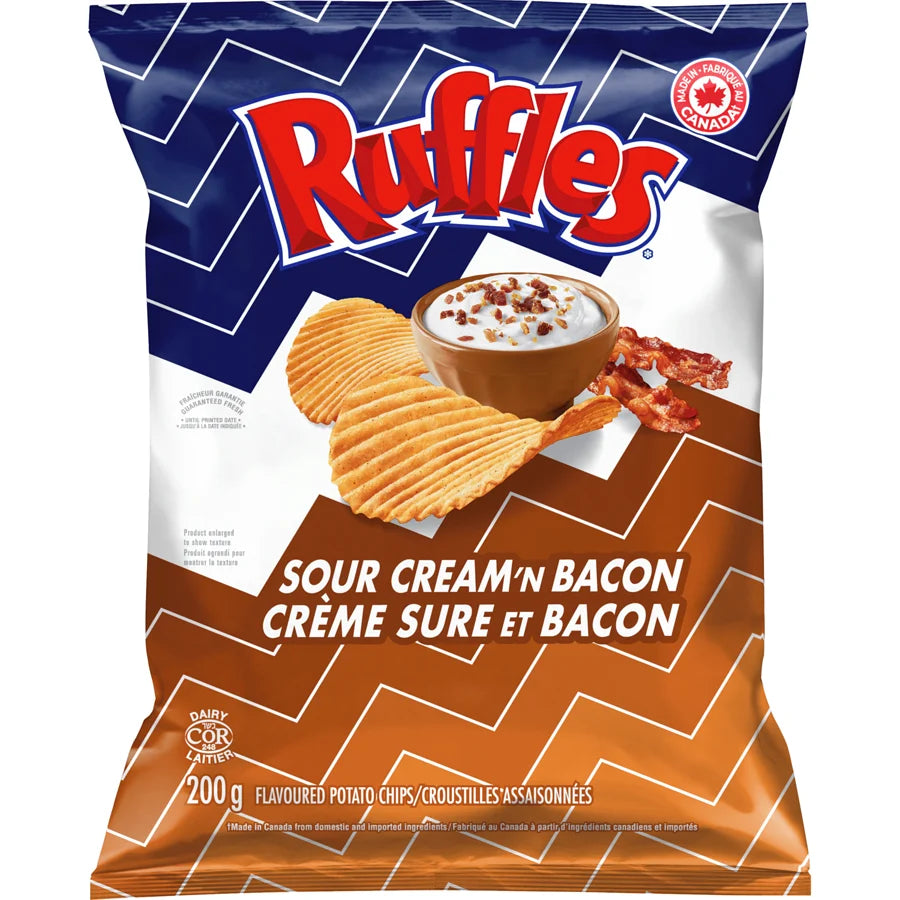 Ruffles Sour Cream ‘N Bacon