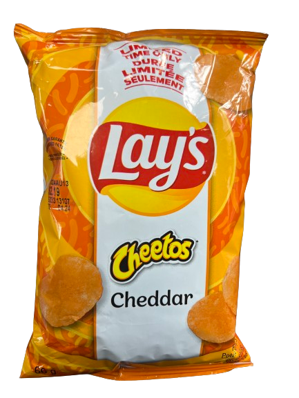 Lays Cheetos Cheddar