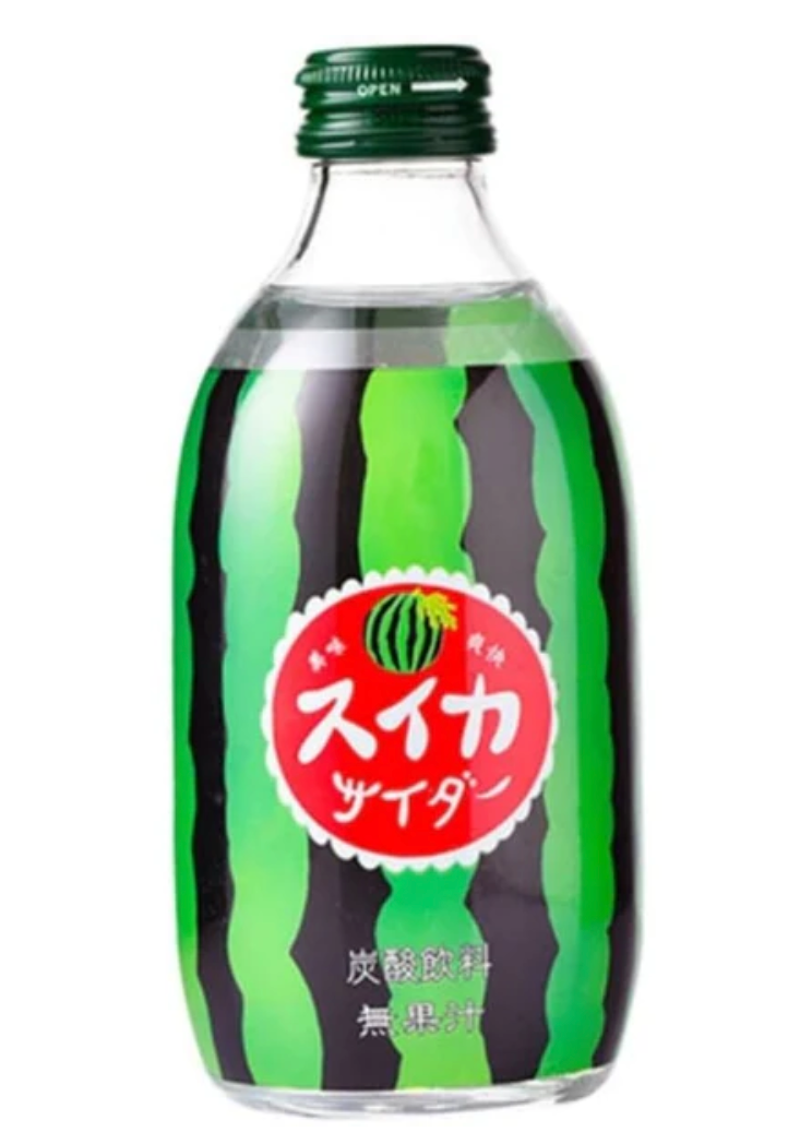 Tomomasu  Inryo Carbonated Japanese Soda - Watermelom Cider
