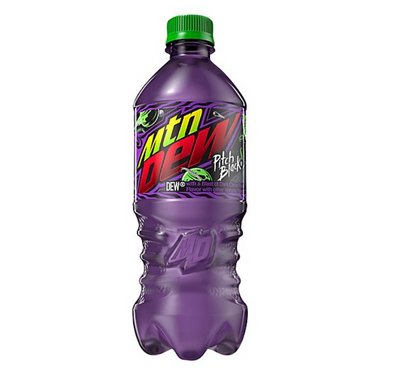 Mountain Dew Pitch Black Bottle