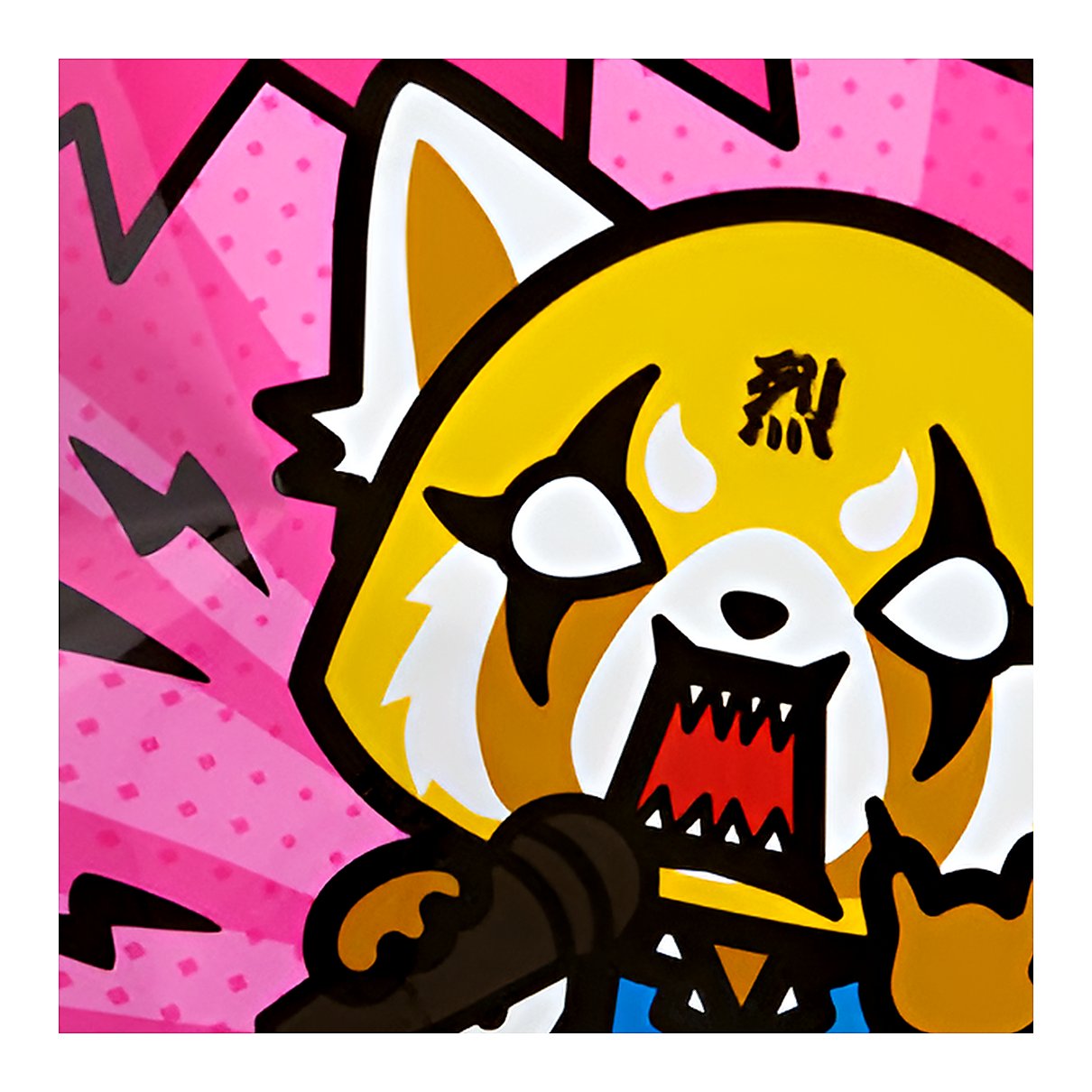 Aggretsuko Pink Salt Potato Chips - processed
