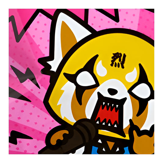 Aggretsuko Pink Salt Potato Chips - processed