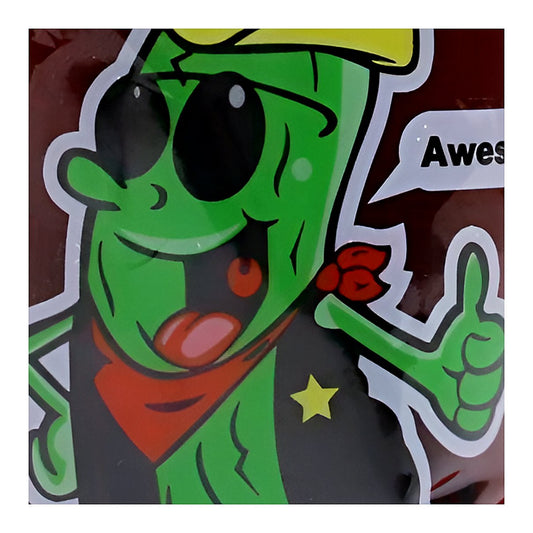 Alamo Candy cherry flavor pickles - processed