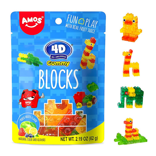 Amos 4D Gummy Building Blocks - processed