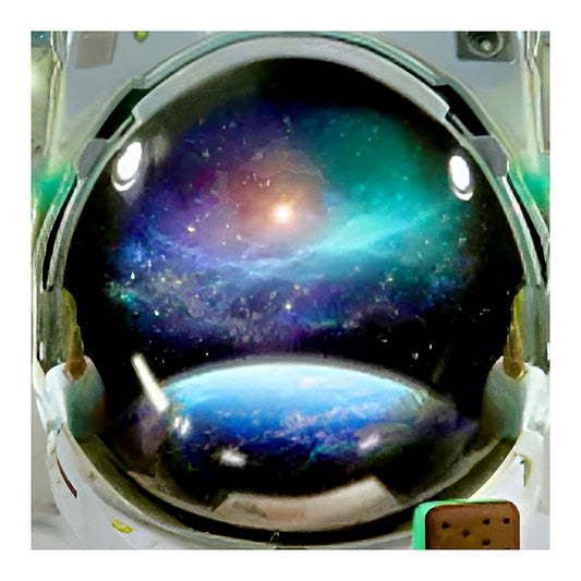 Astronaut Mint Chocolate Chip Ice Cream Sandwich - processed