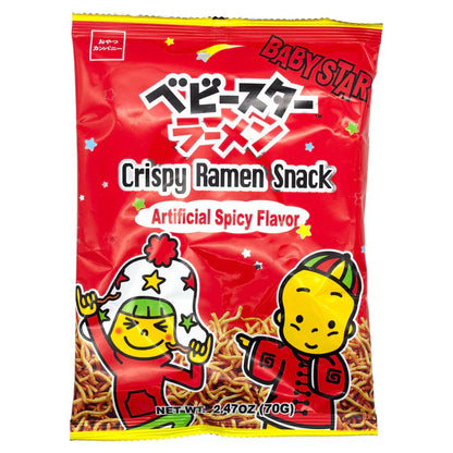 Oyatsu Baby Star Crispy Ramen Snack Spicy Flavor