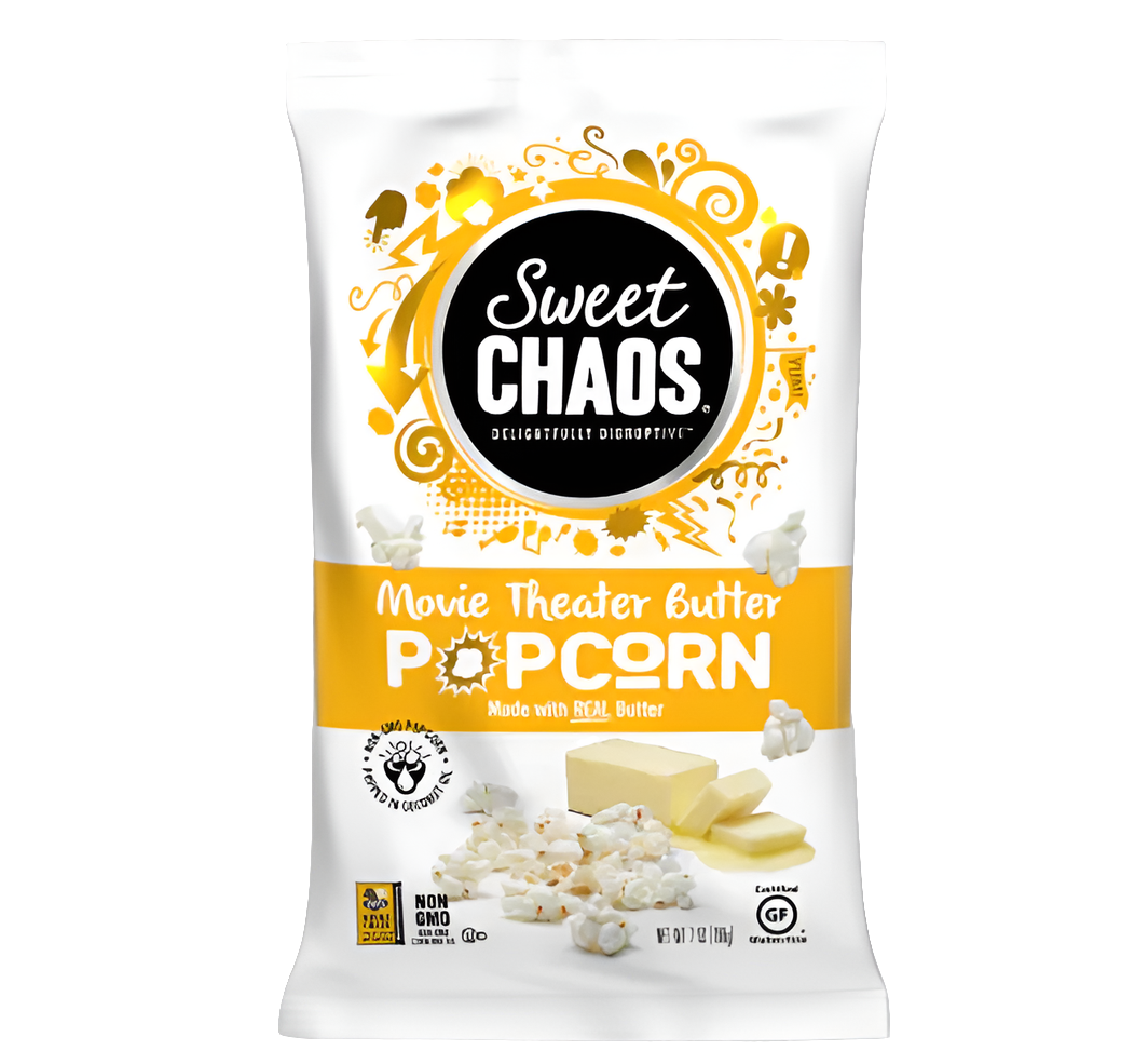 Sweet chaos movie theater butter popcorn