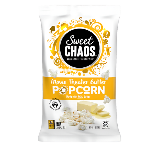 Sweet chaos movie theater butter popcorn