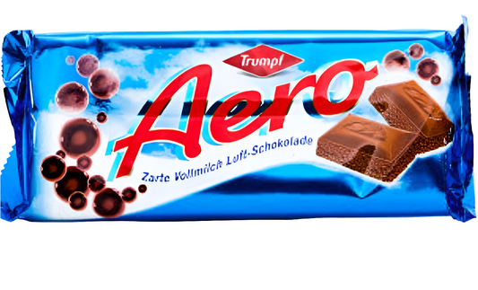 Aero vollmilch chocolate candy bar