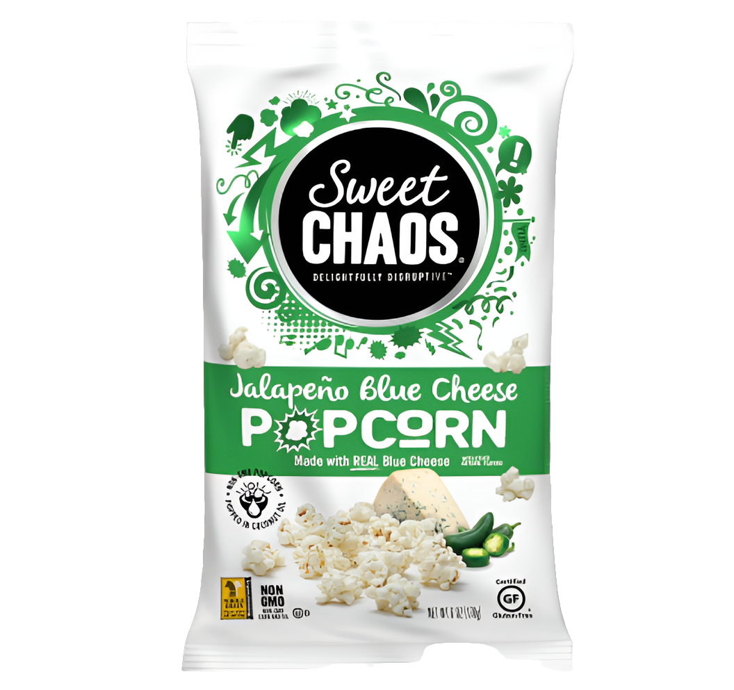 Sweet chaos jalapeno blue cheese popcorn