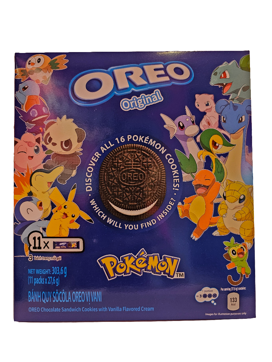 Oreo original chocolate pokemon