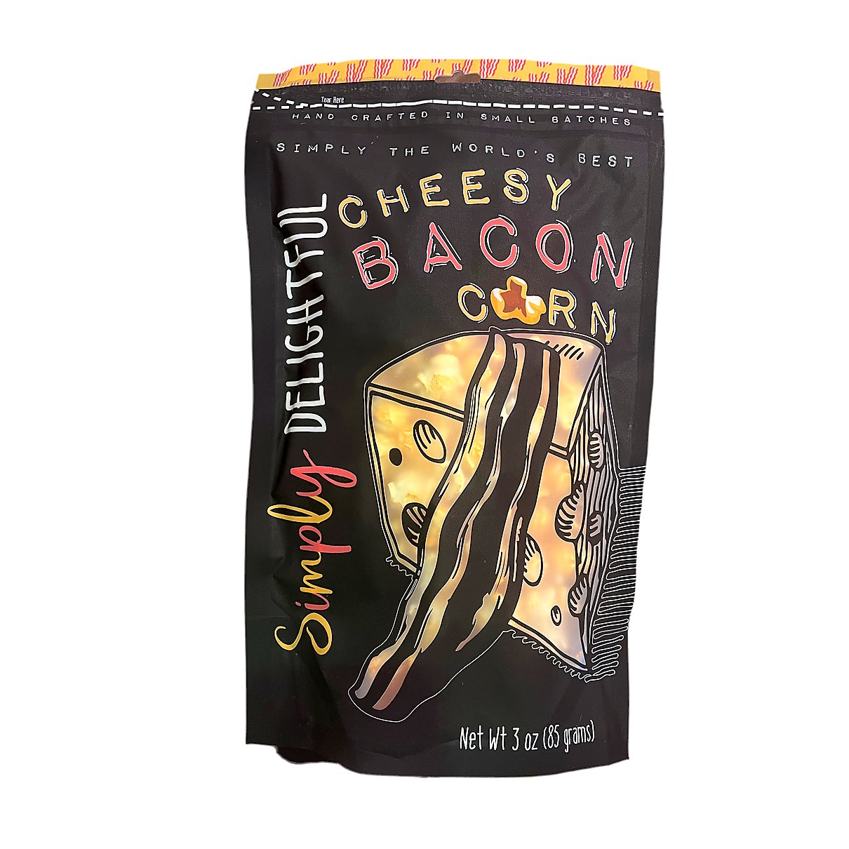Cheesy Bacon Popcorn / Simply Delightful - processed