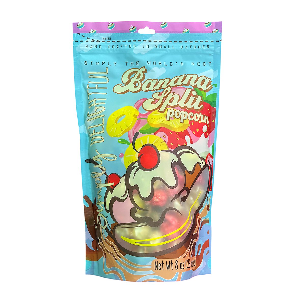 Banana Split Popcorn / Simply Delightful - processed